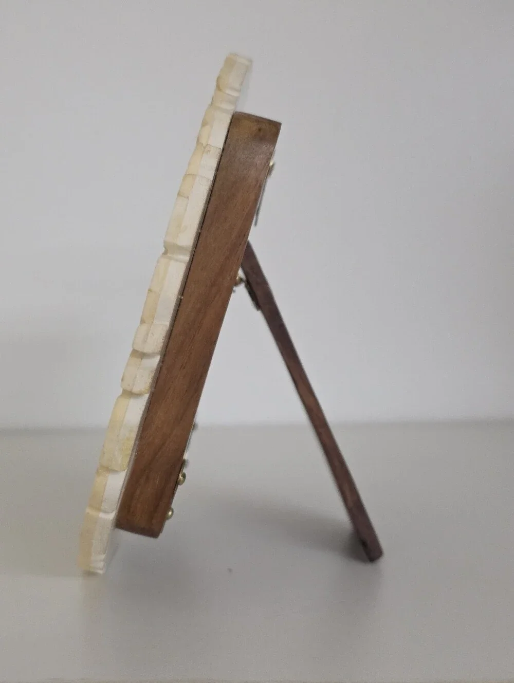 Anthropologie Floral Carved Bone Frame